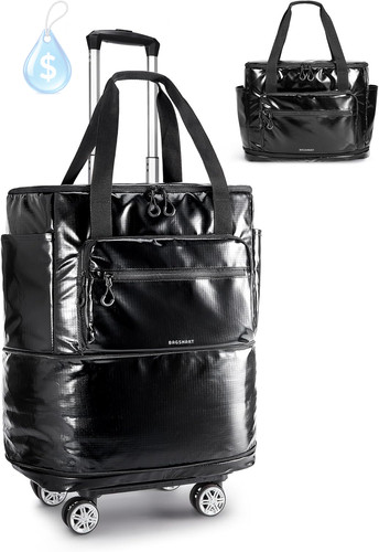 Rolling duffle bag with - rolling,