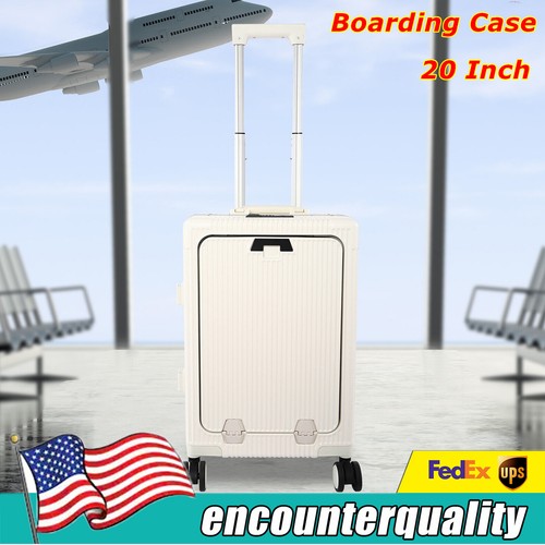 Front opening suitcase - front,