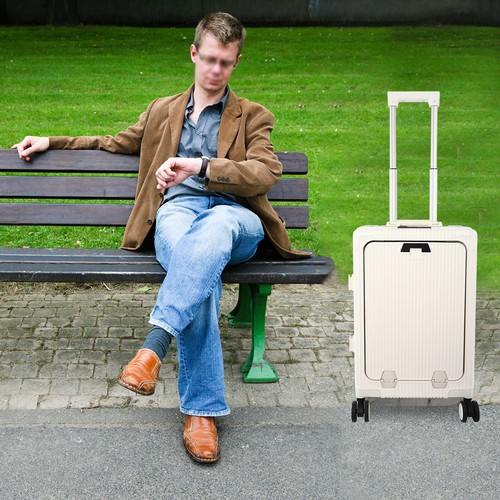 Modern business travel luggage - business,